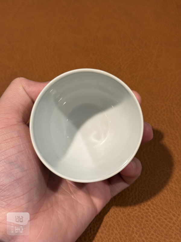 清乾隆 粉彩御题诗文鸡缸杯 - 图8
